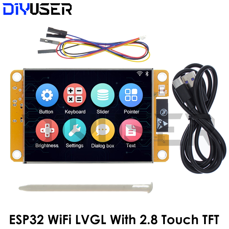 Home Automation Arduino - ESP32 LVGL WIFI&Bluetooth Development Board 2.8