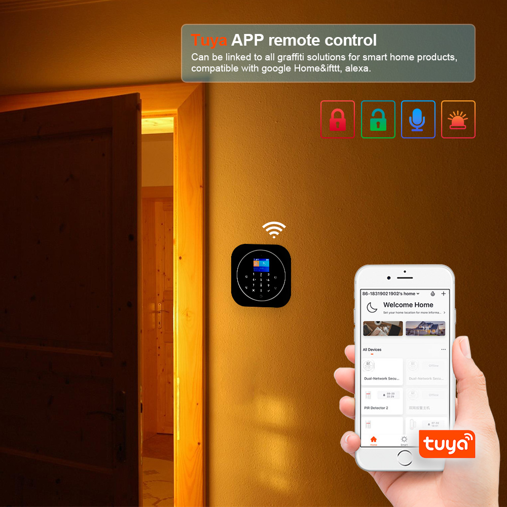 KERUI G12 2G Wifi Wireless Hom - огляд і ціна Home Automation Diy