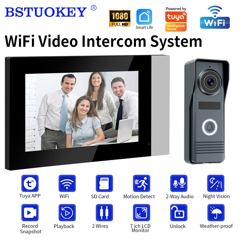 2-Wires Smart Home Wifi 1080P  - огляд і ціна Smart Doorbell Wired