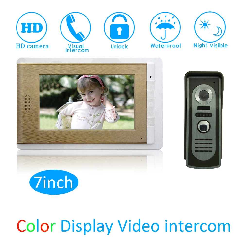 1 Set Smart Home Door Intercom - огляд і ціна Smart Doorbell Wired