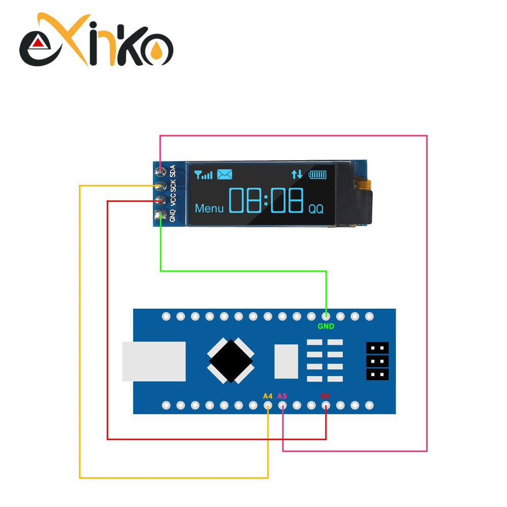1-10pcs 0.91 inch OLED Display - огляд і ціна Home Automation Arduino
