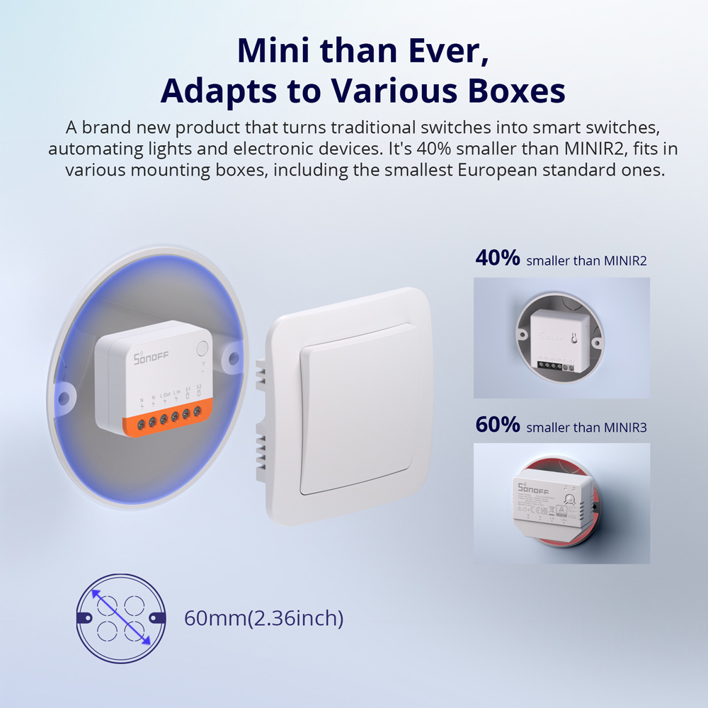 SONOFF MINIR4 Extreme Wi-Fi Sm - огляд і ціна Sonoff Basic Switch