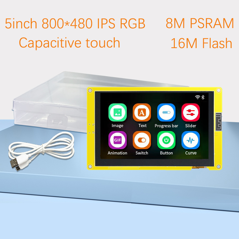 ESP32-S3 5 Inch IPS TFT Screen - огляд і ціна Home Automation Arduino