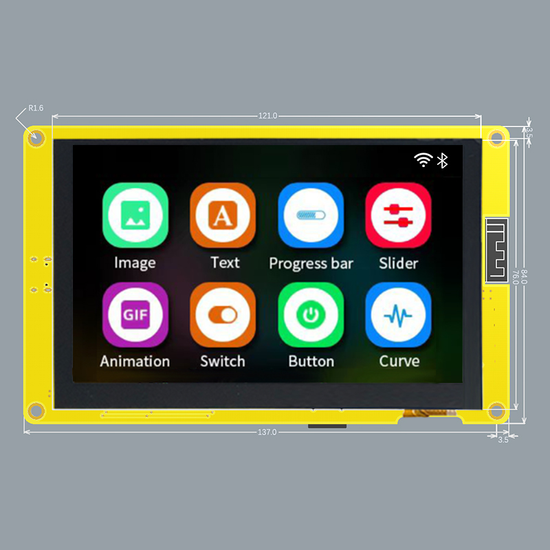 ESP32-S3 5 Inch IPS TFT Screen - огляд і ціна Home Automation Arduino
