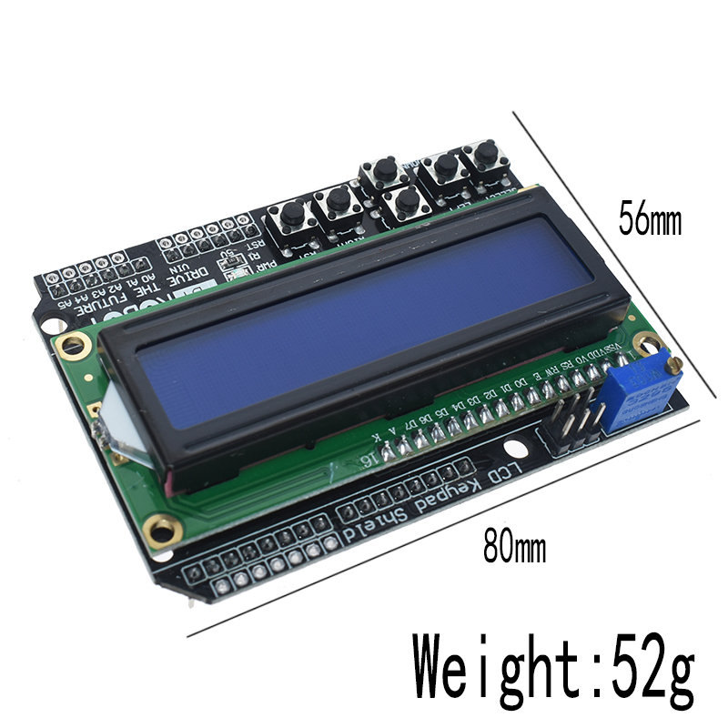 1PCS LCD Keypad Shield LCD1602 - огляд і ціна Home Automation Arduino