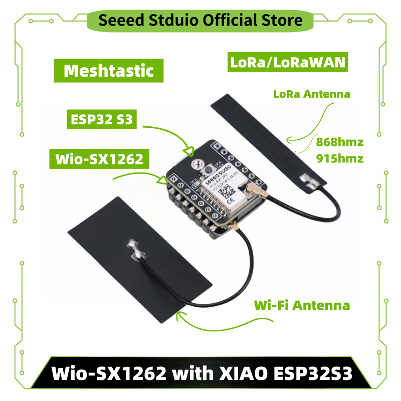 ESP32 S3 LoRa Meshtastic LoRa  - огляд і ціна Home Automation Arduino
