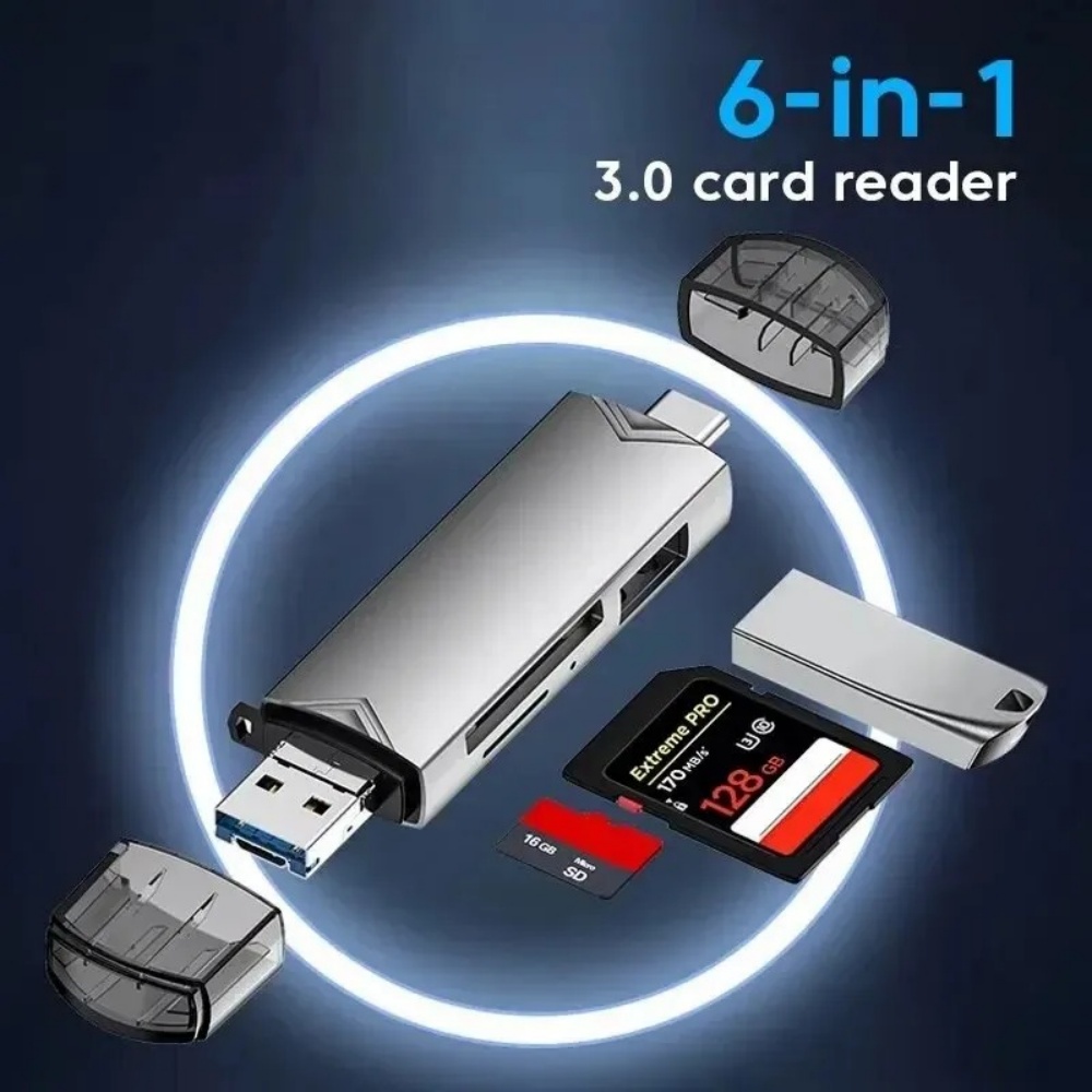 6‑in‑1 USB 3.0 OTG Card Reader - огляд і ціна Home Assistant Sd