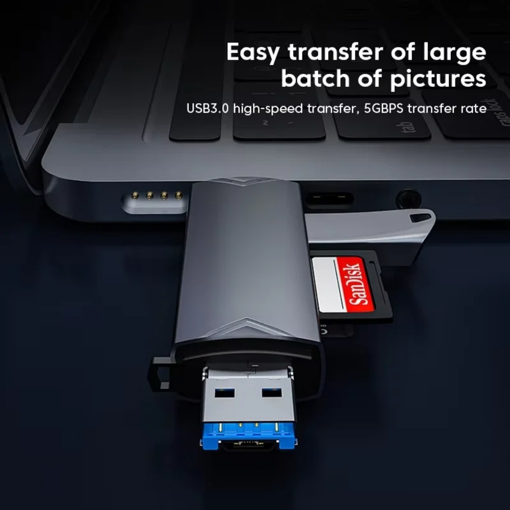 6‑in‑1 USB 3.0 OTG Card Reader - огляд і ціна Home Assistant Sd