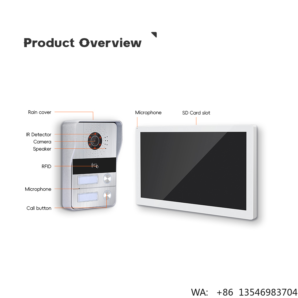 WIFI Smart Door Bell Ring Door - огляд і ціна Smart Doorbell Wired