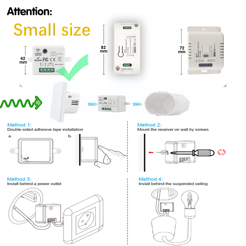 WIFI Mini switch Tuya Smart Li - огляд і ціна Home Automation Diy